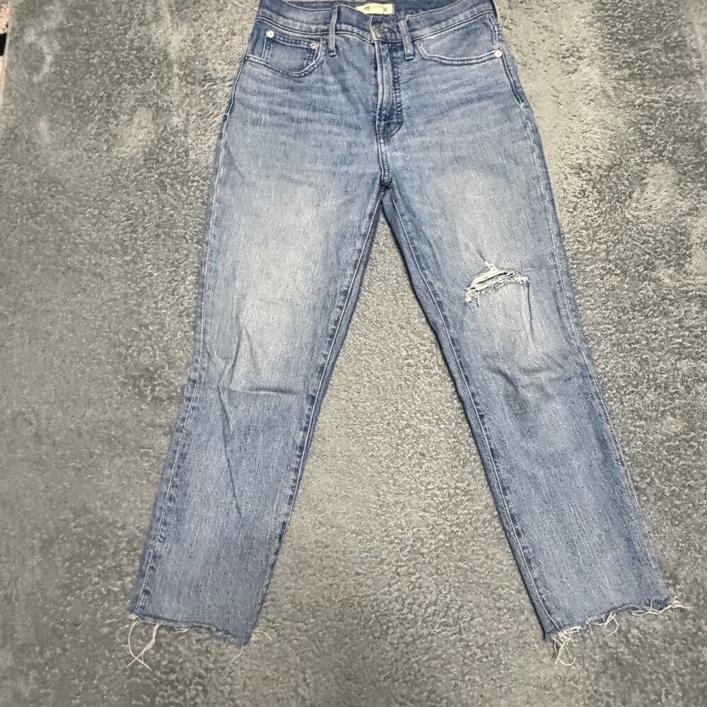 Madewell Jeans Womens 27P (30x24.5) Perfect Vintage Faded Blue